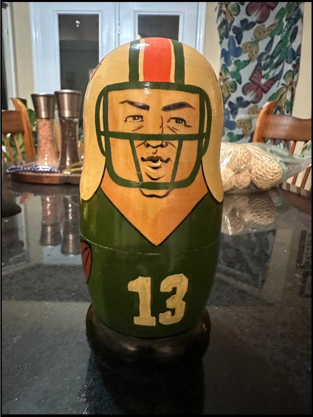 Vintage Miami Dolphins nesting dolls